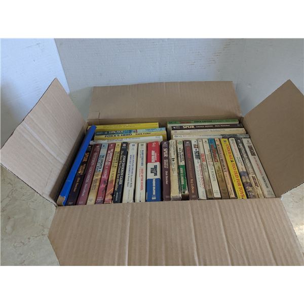 Box of mixed genre books