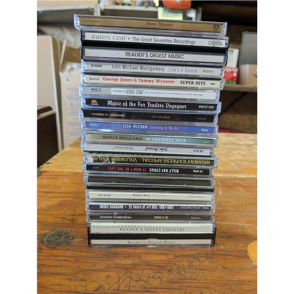 CDs, mixed artists and genres