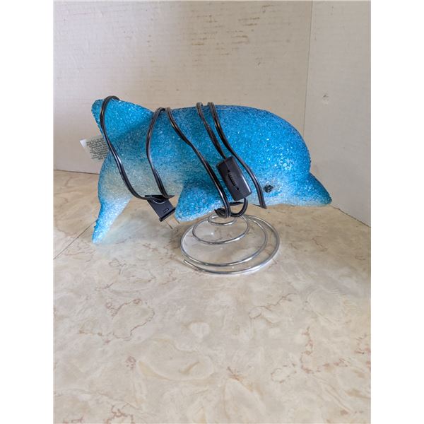 Decorative dolphin lamp