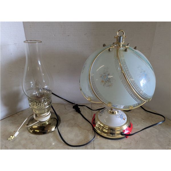 2 lamps