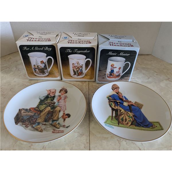 Norman Rockwell porcelain collectibles