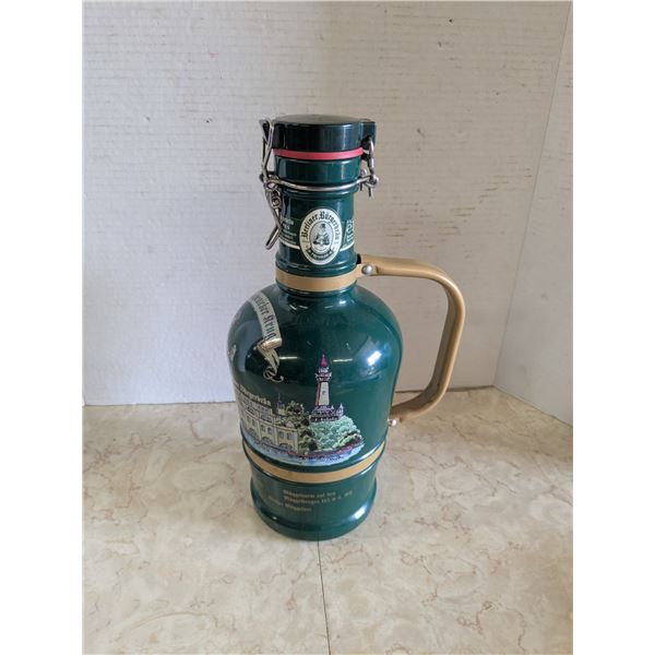 vintage 2L beer bottle