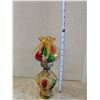 Image 2 : Colored glass kerosene lamp