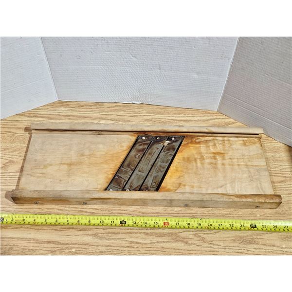 Vintage/Antique Cabbage Slicer, 25”