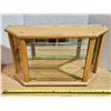 Image 1 : Wooden & Glass Display Case, 24” Long