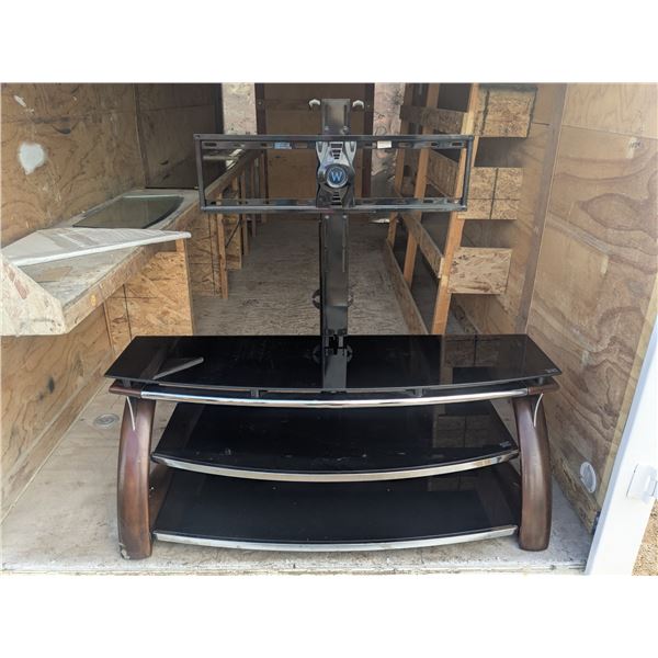 Tv stand with mounting bracket, 54x20x22"