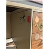 Image 3 : metal office desk, with key 42x24x31"