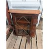 Image 1 : Glass display cabinet, 2 shelves 32.5x12x32.5"