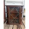 Image 2 : Glass display cabinet, 2 shelves 32.5x12x32.5"