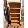 Image 2 : wooden bookshelf, 4 shelves, 27x13x65"