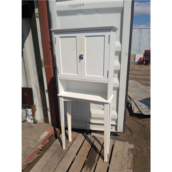 Bathroom shelf/cabinet, 28x10x66"