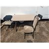 Image 1 : table with 3 chairs, 59x35x30