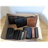 Image 1 : box of wallets and leather straps