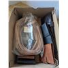 Image 2 : box of wallets and leather straps