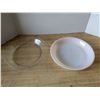 Image 1 : vintage fire king glass pie plates