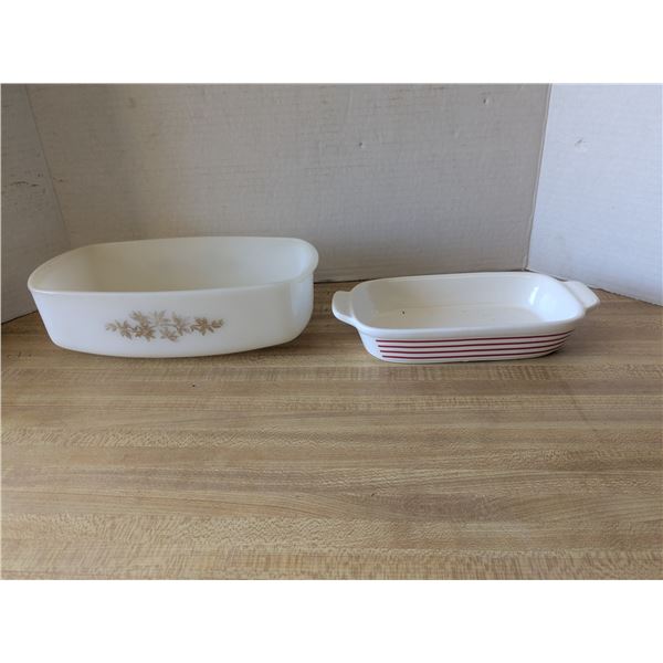 2 oven proof dishes