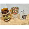 Image 2 : Vintage Mixed Glassware Lot - Coca-Cola, Detroit Tigers Mug, Barware