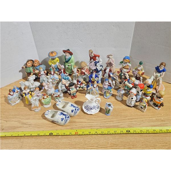 Large Lot of Vintage Porcelain Figurines etc. Most marked ‘Occupied Japan’