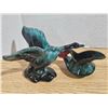 Image 2 : Blue Mountain Pottery Style Green Glaze Ceramic Lot of (4)