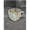 Image 2 : Vintage Iridescent Snack Plates & Cups Set of (4)