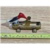 Image 1 : Vintage Cast Metal Woodpecker Toothpick Dispenser