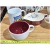 Image 7 : Large Lot of Assorted Collectable Cups, Mugs, etc. – Inc. Norman Rockwell, Milk Glass, etc.
