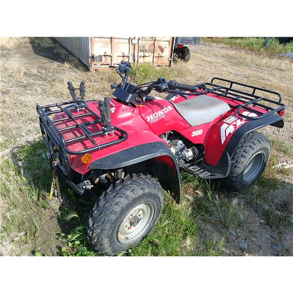 1994 Honda Fourtrax 300 4x4 Quad VIN: 478TE1526RA600682