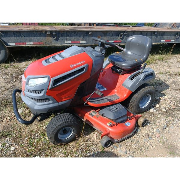 2014 Husqvarna YTH 25K54 Riding Mower - Good running condition, 54" deck, w/ manual
