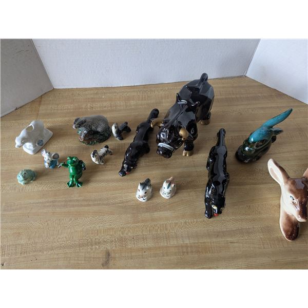 mixed animal figurines