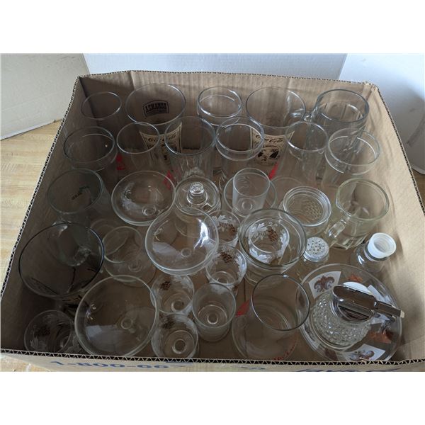 Mixed glasses and cups