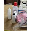 Image 2 : Lot of weed killer chemicals and misc items- half full on most