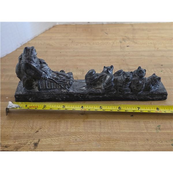 Wolf original soap stone carving