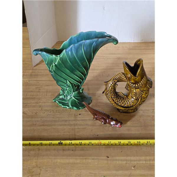 Pottery décor lot
