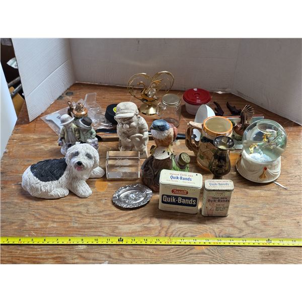 Lot of various collectables- band aid tins