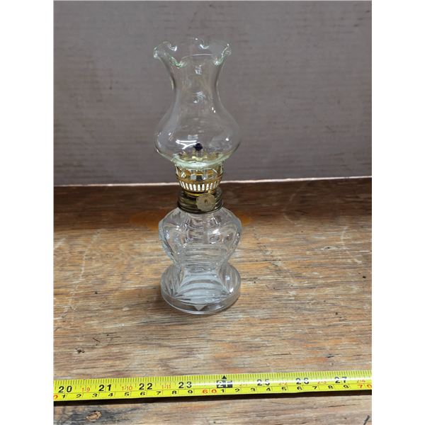Mini oil lamp- newer- 8"H