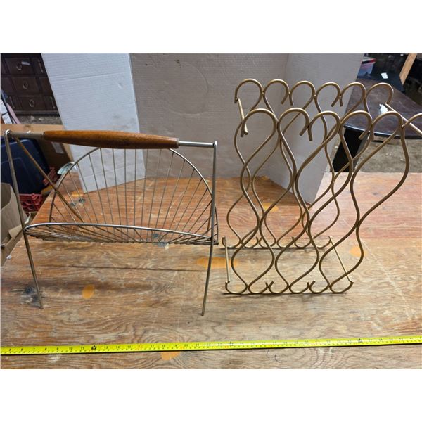 Magazine stand and wine rack