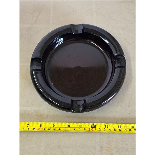 Glass ashtray- 7"L