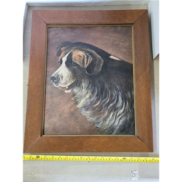 Dog painting- 18" by 21"