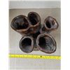 Image 2 : Multi slot pottery vase- 9"H