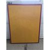 Image 1 : Large felt board in a frame- 38" by 50"
