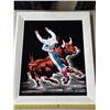 Image 1 : Painted picture in a frame- 19" by 23"