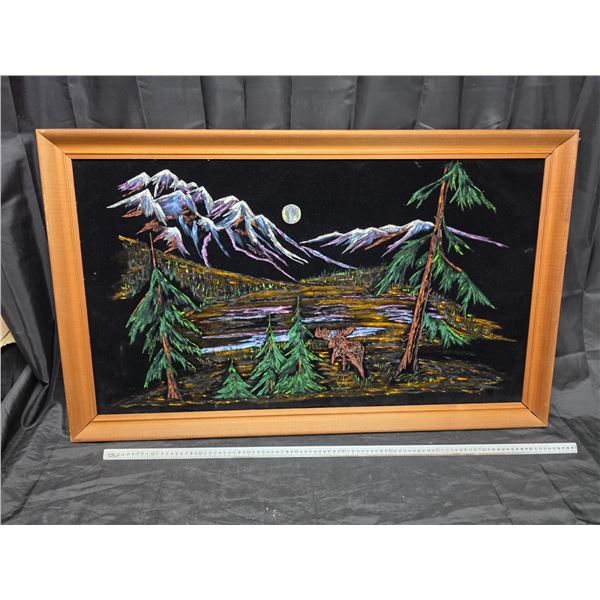Painting in a frame- 25" by 42"