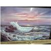 Image 2 : Picture in a frame damaged glass and loose frame- 36' by 24" and spare frame