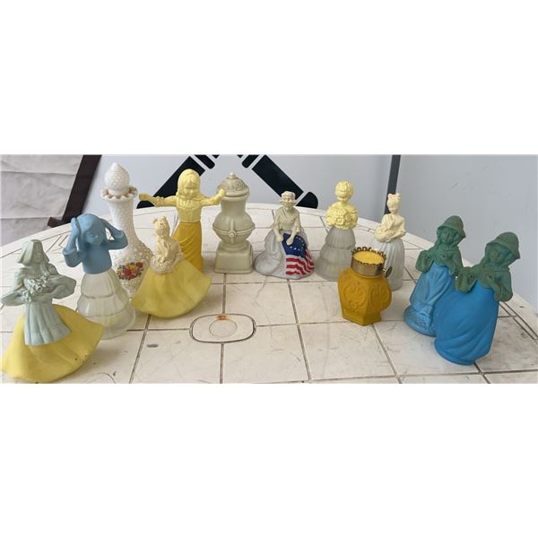 Figural Glass Cologne and Perfume Bottles