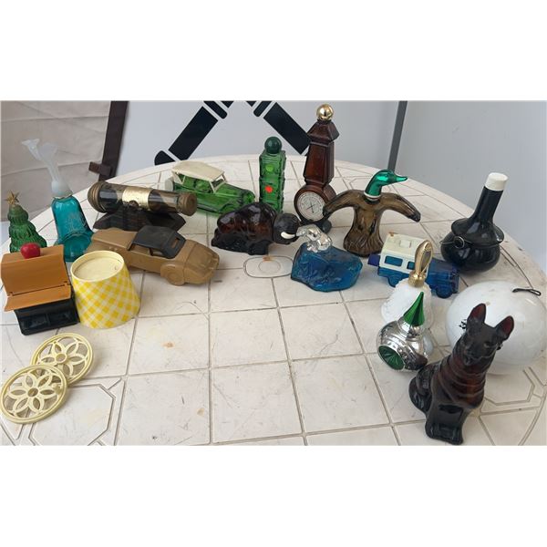 Avon Decorative Glass Figural Bottles and Novelty Items