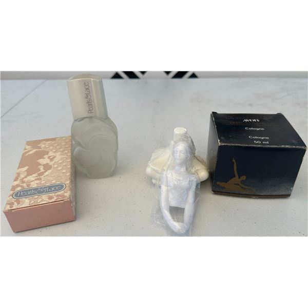 Avon 'The Dancer' Full Cologne and 'Pearls & Lace' Cologne With Boxes