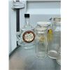 Image 2 : Clear Glass Bottles and Jars
