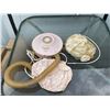 Image 1 : Vintage Portable Pink Bonnet Hair Dryer With Attachments