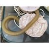 Image 3 : Vintage Portable Pink Bonnet Hair Dryer With Attachments