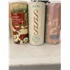 Image 3 : 6 Vintage Avon Perfumed Talc and Cleansing Containers